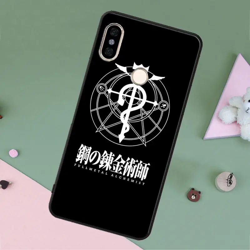 Цельнометаллический чехол с алхимиком Эдвардом Элриком для Redmi Note 11 10 9 Pro 10S 9S 8T 7 8
