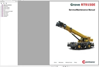 grove cranes 19gb full model dvd part operator maintenance service manual schematic