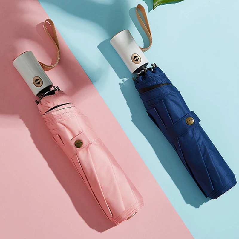 Зонт от солнца женский для путешествий улицы автоматический зонт портативный