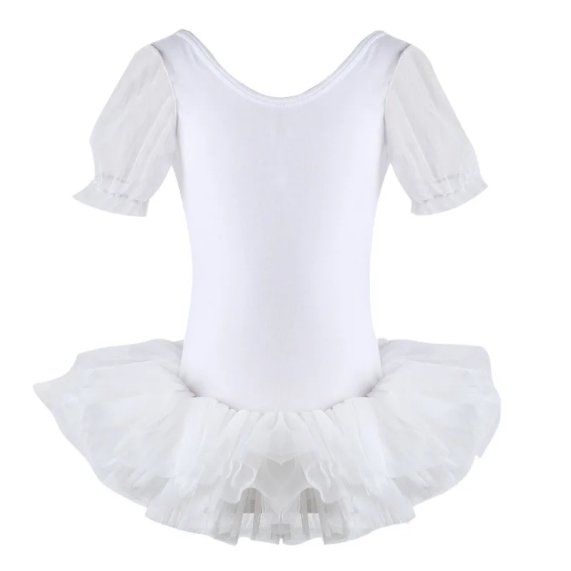 Балетное платье-пачка для девочек Фатиновое платье без рукавов Гимнастический