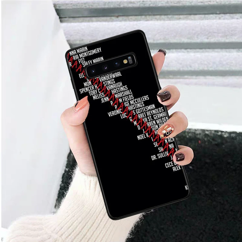 Чехол PLL TV Show Pretty little liars из мягкого ТПУ силикона для Samsung Note 9 S10LITE S9 S8 S9PIUS NOTE10