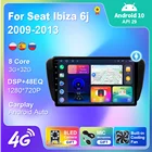 Автомагнитола для Seat Ibiza 6j 2009-2013, навигация GPS, Android 10, автомобильное стерео видео, Carplay, аудио, Wi-Fi, автомобильные товары