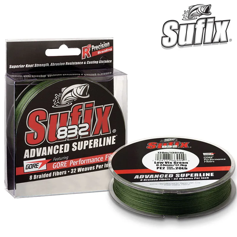 Sufix 832 плетеная рыболовная леска Длина: 120 м/250 м диаметр: 0 1 мм 42 размер: 30 86 фунтов