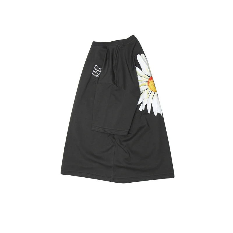 Мужская футболка с 3D цветочным принтом в стиле ретро уличная одежда хип-хоп весна