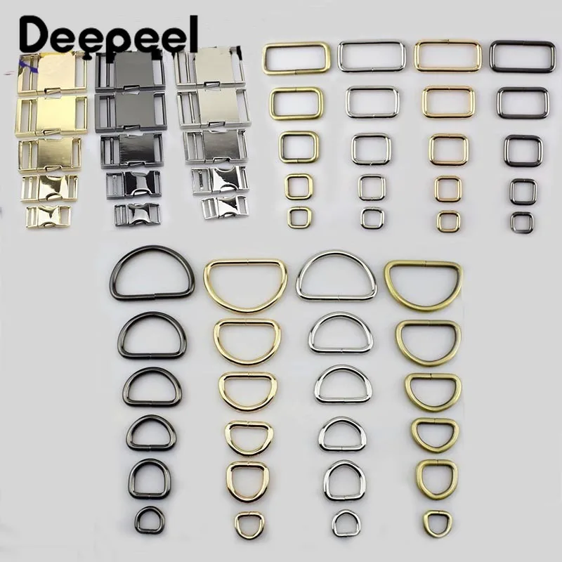 Deepeel 15-38 мм металлический уплотнительное кольцо в виде буквы D контактный пряжки