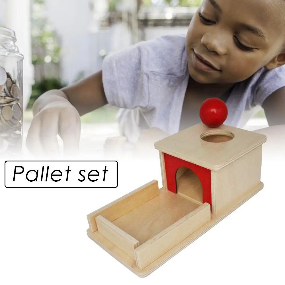 Постоянная цель оптовая продажа 100% Зеленая краска дерево обучающая игрушка