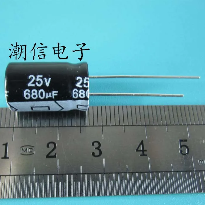 

10cps 25v680uf 680uf25v electrolytic capacitor 10x17