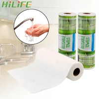 hilife home kitchen paper towel 25pcsroll washable dish cloths clean washing towel reusable bamboo towels washable absorbent