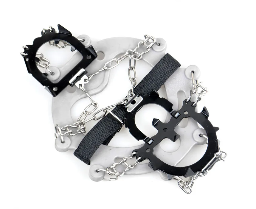 12 зубов кошки снежное рок с альпинистским оборудованием обувь ногтей цепи на