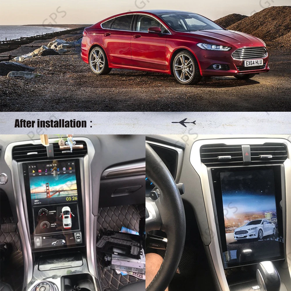 Автомагнитола для Ford Fusion Mondeo MK5 2013 - 2018 Android стерео Мультимедийный плеер авторадио