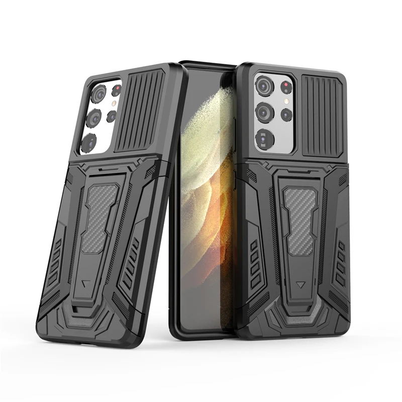 Car Magnetic Cover For Samsung Galaxy S21 Ultra Case Phone Holder Armor Cover For Samsung S21 Ultra Case For Samsung S21 Ultra