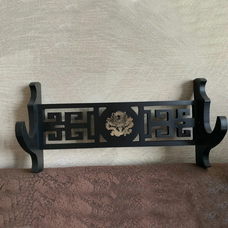 Soporte de pared para espada samurái, accesorio con diseño de dragón, Katana, de 1/2/3 capas