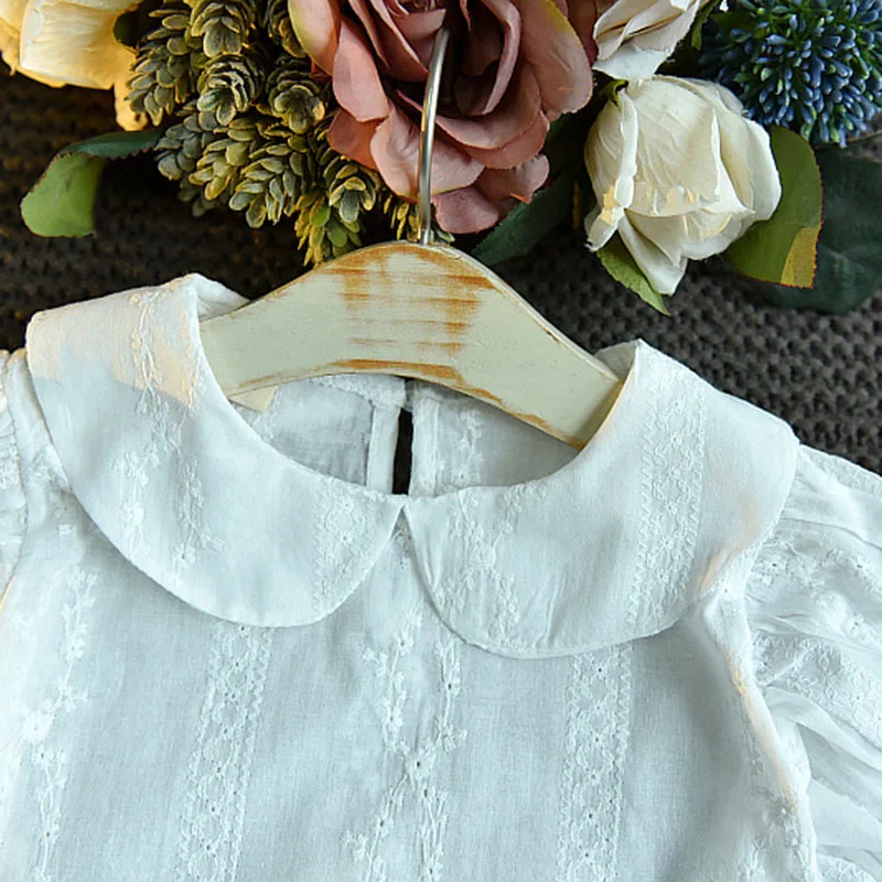 

toddler girl clothes girls outfits Girls Clothes Girls Floral Embroidered Cotton Short-sleeved T-shirt + Strap Dress Two-piece