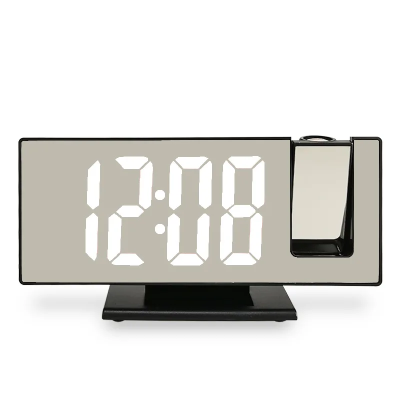 Новый будильник с 3D проекцией большие светодиодсветодиодный зеркальные часы