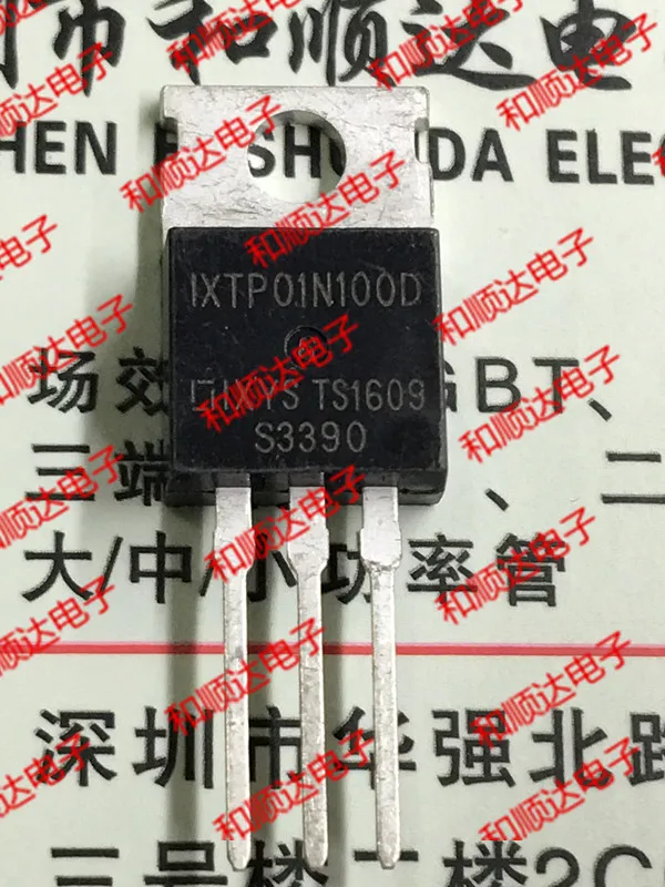 

10 шт./лот IXTP01N100D новый оригинальный запас TO-220 1000V 100mA