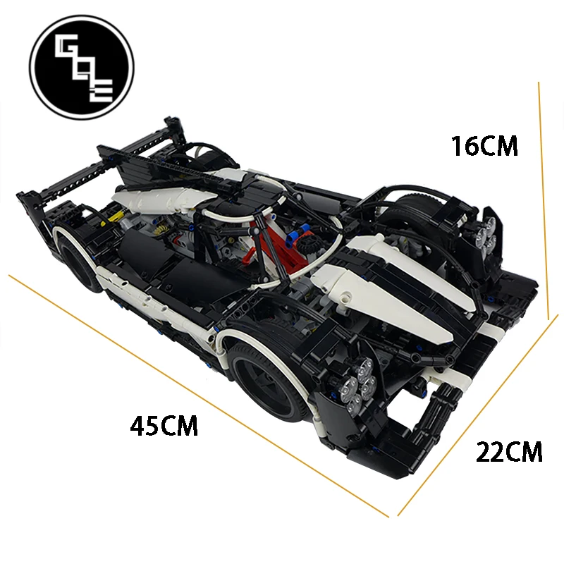 

Technic series super sport car MOC-5530 Porsche 919 Hybrid model building blocks bricks toys for kids gifts
