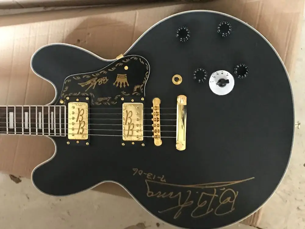 Новые Самые лучшие 5 позиционный переключатель B.B. King Подпись матовый черный