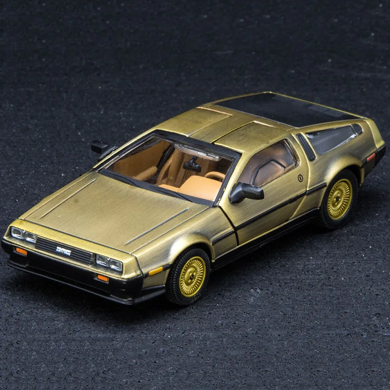 Литья под давлением модель 1/43 весы металлического сплава CarTime машина DeLorean DMC-12