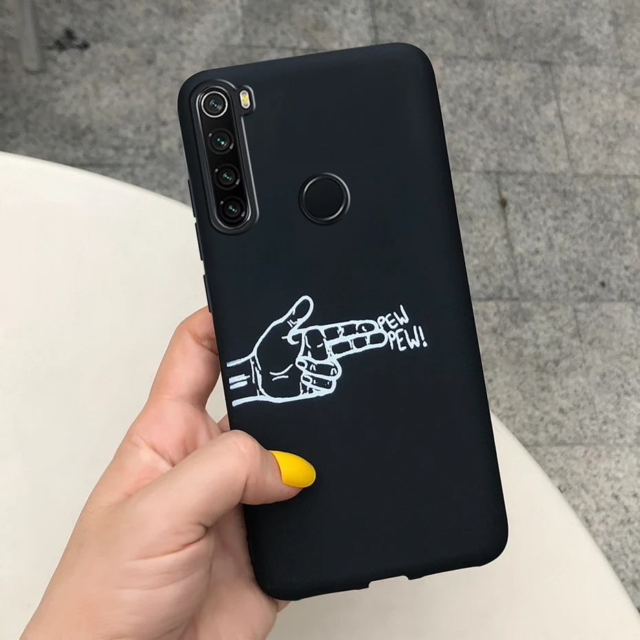 Серебристый Для Xiaomi Redmi Note 8 T чехол с конфетным принтом Мягкий силиконовый чехол ТПУ Fundas для Xiaomi Xiomi Redmi Note 8 T 8 T Note8T чехол s Cover - Цвет: Серебристый