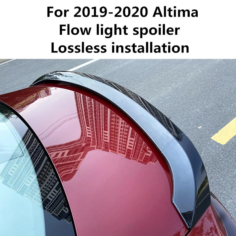 Для Nissan Teana/Altima спойлер 2019 2021 светильник потока Высокое качество Спойлер ABS