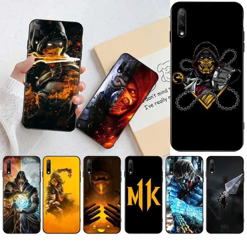 Популярный милый блестящий чехол Mortal Kombat для телефона Huawei Nova 6se 7 7pro 7se honor 7A 8A 7C