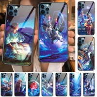 yinuoda 12star sign leo libra scorpio new arrived high quality glass case for iphone 13 12 11 pro max 12pro xs max xr x 7 8 plus