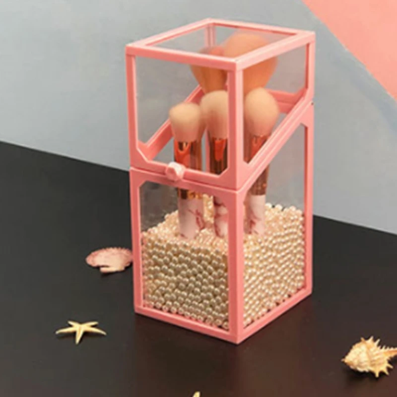 

Прозрачный пыленепроницаемый органайзер для косметики