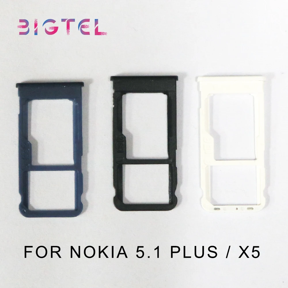 

5 Pcs/Lot For Nokia 5 5.1 5.1 Plus SIM SD Card Tray Slot Holder