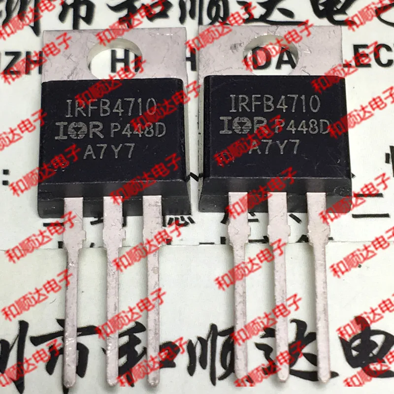 

10pcs/lot IRFB4710 New Spot TO-220 100V 75A