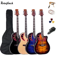 41 inch acoustic guitar 6 string electric guitar solid spruce folk guitar rosewood fingerboard crack guitar agt152