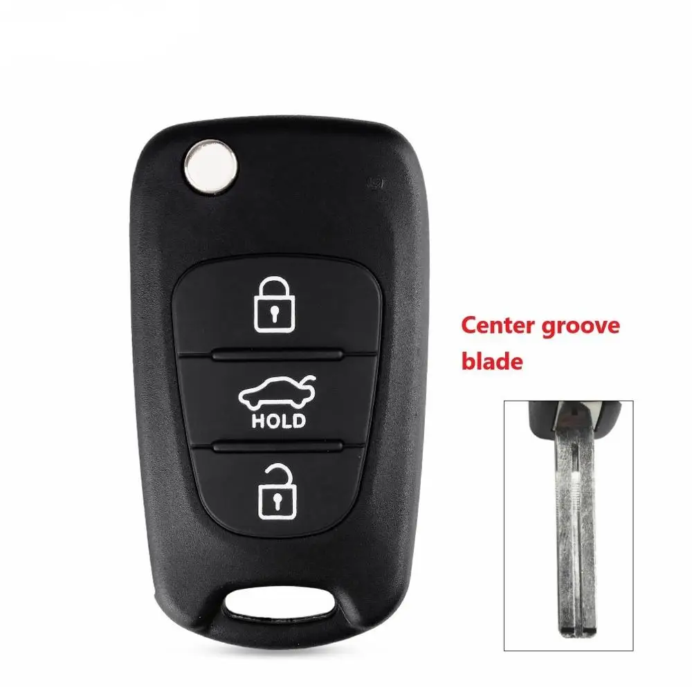 Сменный дистанционный автомобильный чехол для ключей с 3 кнопками откидной