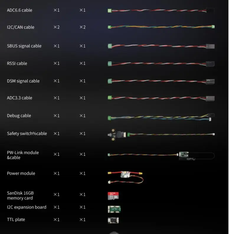 CUAV V5 + X7 летная фотосессия запасные части |