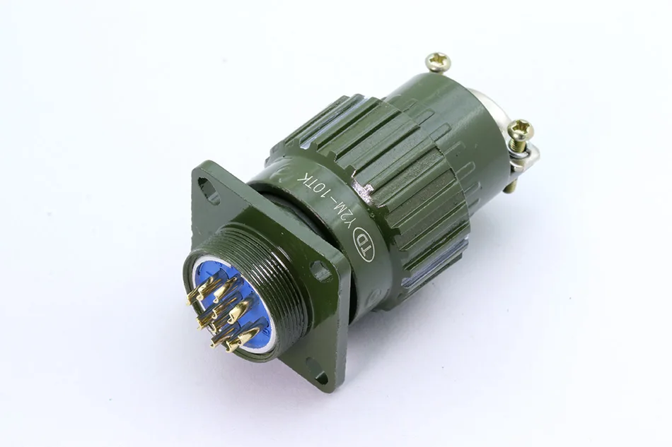 1 комплект Y2M военный авиационный разъем, зеленый цвет разъем XLR, 2-16 контактов, подключение питания/передача сигнала
