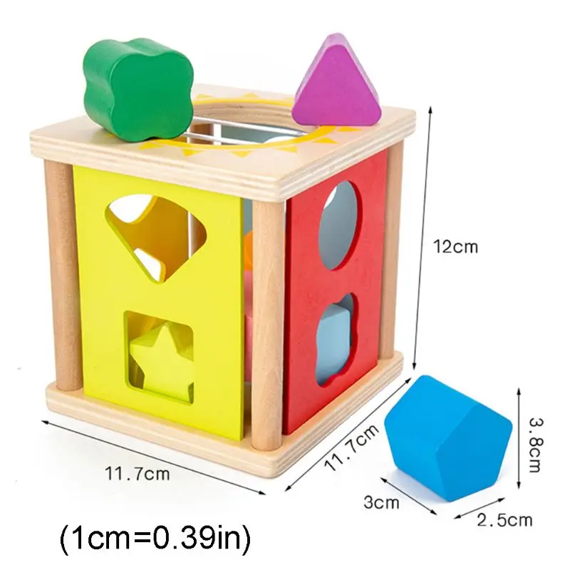 

Children Shape Matching Building Blocks Color Classification Toy Box Puzzle Toy G99C