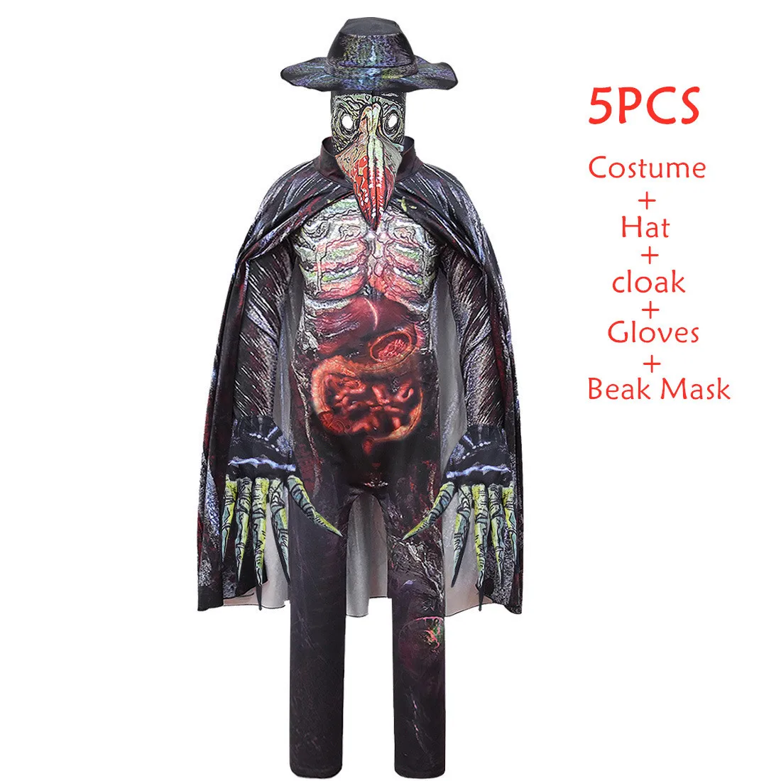 Средневековый Чумного доктора Обувь в стиле панк Косплей костюм вечерние герой