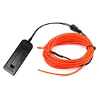 Светящаяся неоновая Светодиодная лента на батарейках, 2,3 мм