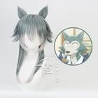 Парик для косплея лего из аниме BEASTARS, волчьи уши, персонализированные животные, короткие волосы BOBO с градиентными цветами для Хэллоуина