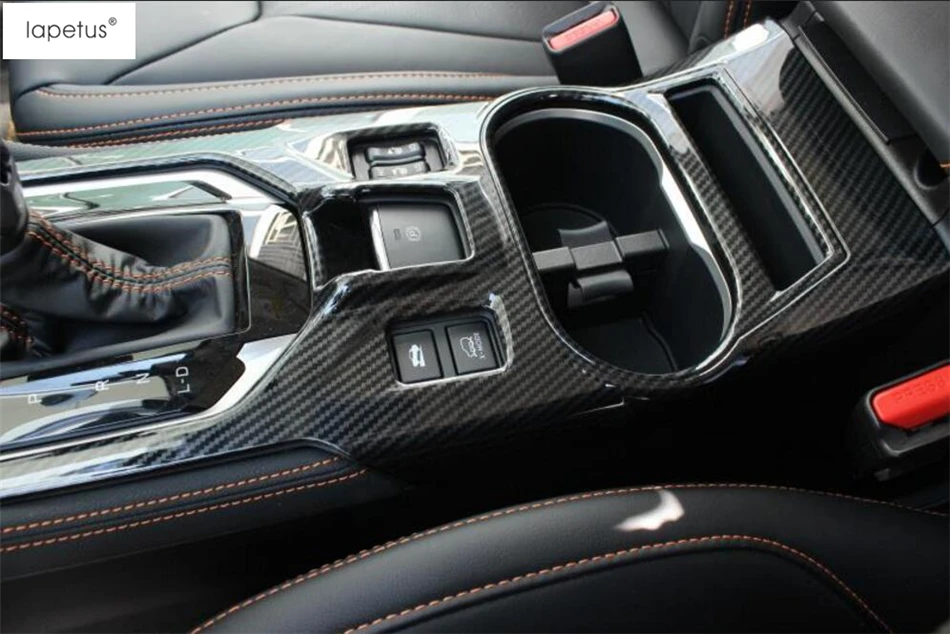 Lapetus аксессуары для Subaru XV Crosstrek киоски коробка переключения передач держатель стакана воды панель формовочная крышка комплект отделка