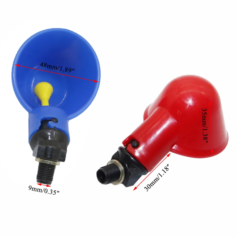 Автоматическая миска для птицы 2 шт. подвесная чаша курицы соска светильник воды