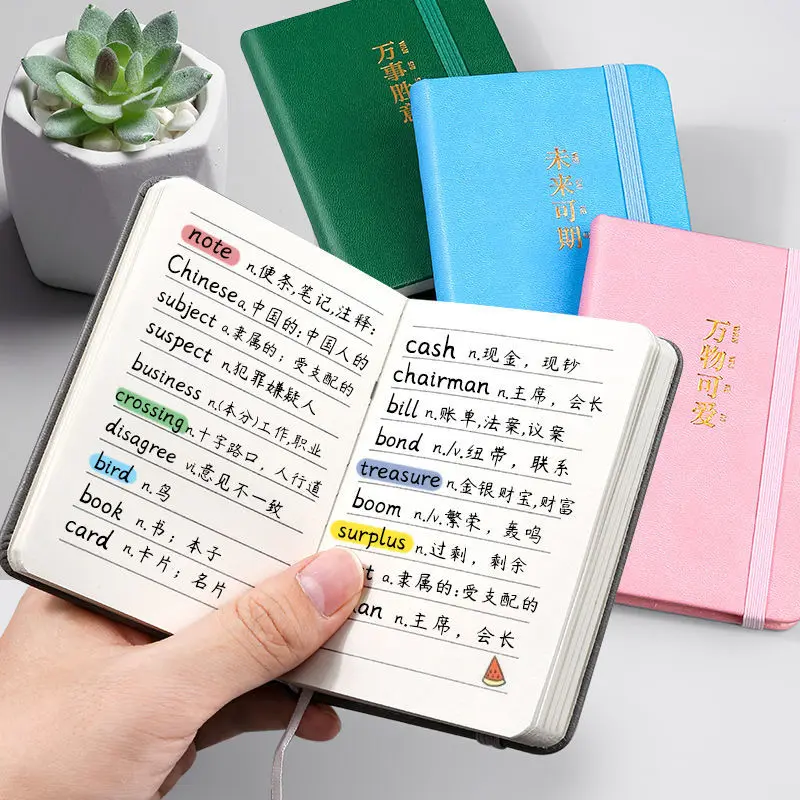 

Pocket Notebook Mini Portable Cute Korean Notepad Wholesale of Learning Supplies for Junior and Senior School Students Study