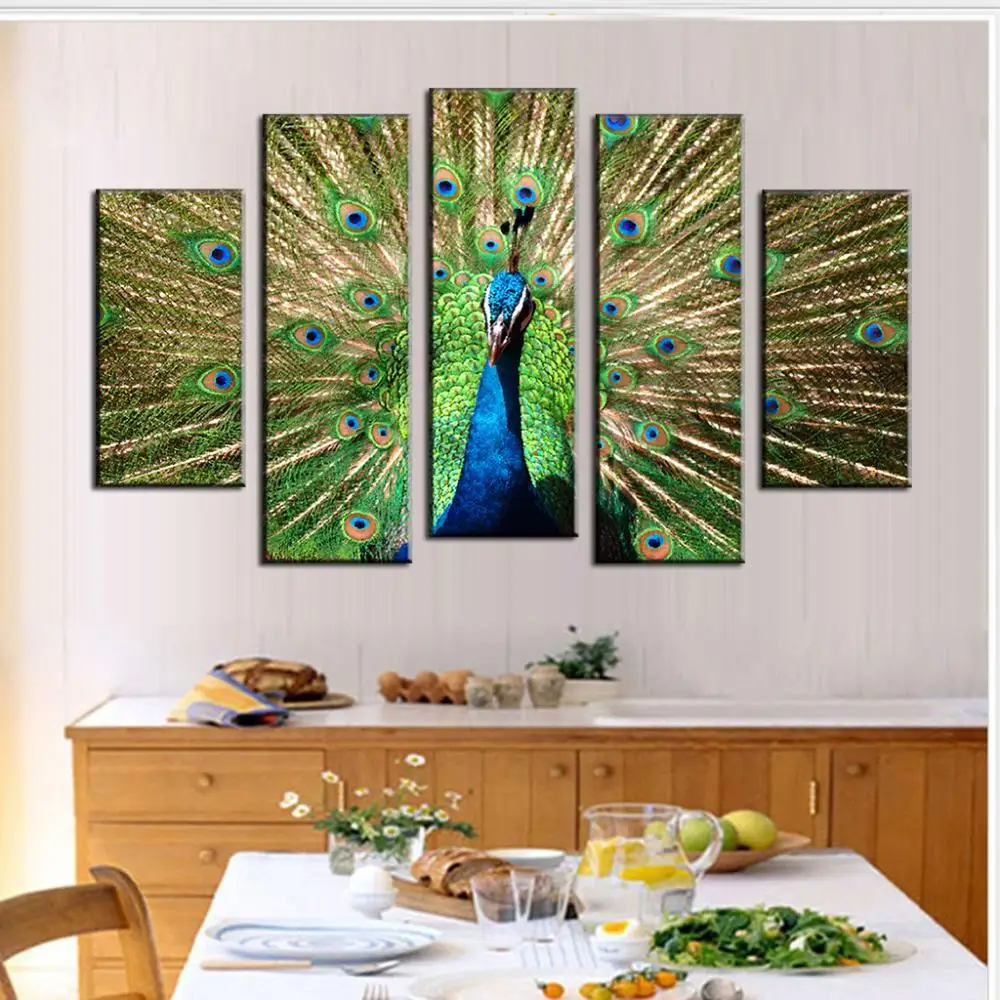 Fallout картины 5 шт./компл. холст для художника павлин картина большой размер Топ