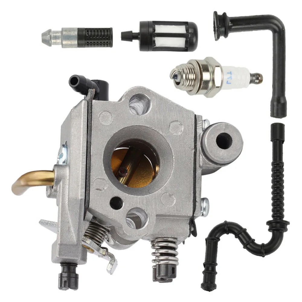 

Oil Filter Carburetor kit Oil line Fuel Filter Fuel line Spark plug For STIHL