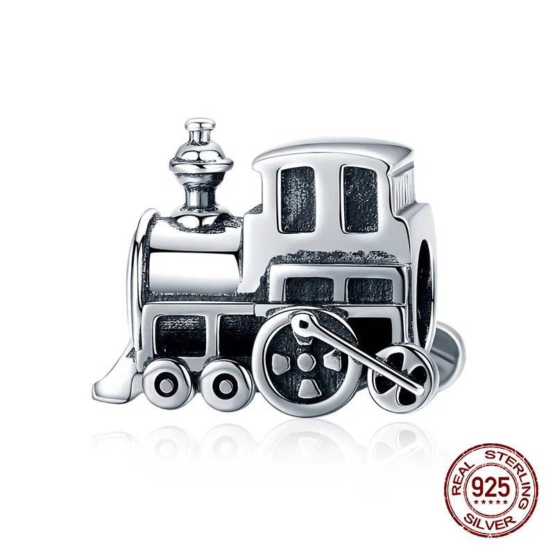 Подвеска-Локомотив в стиле ретро серебро 925 пробы | Украшения и аксессуары