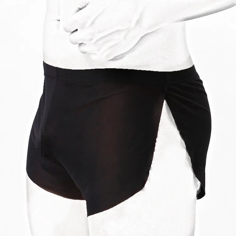 Боксеры мужские короткие сетчатые прозрачные дышащие пикантные ультратонкие