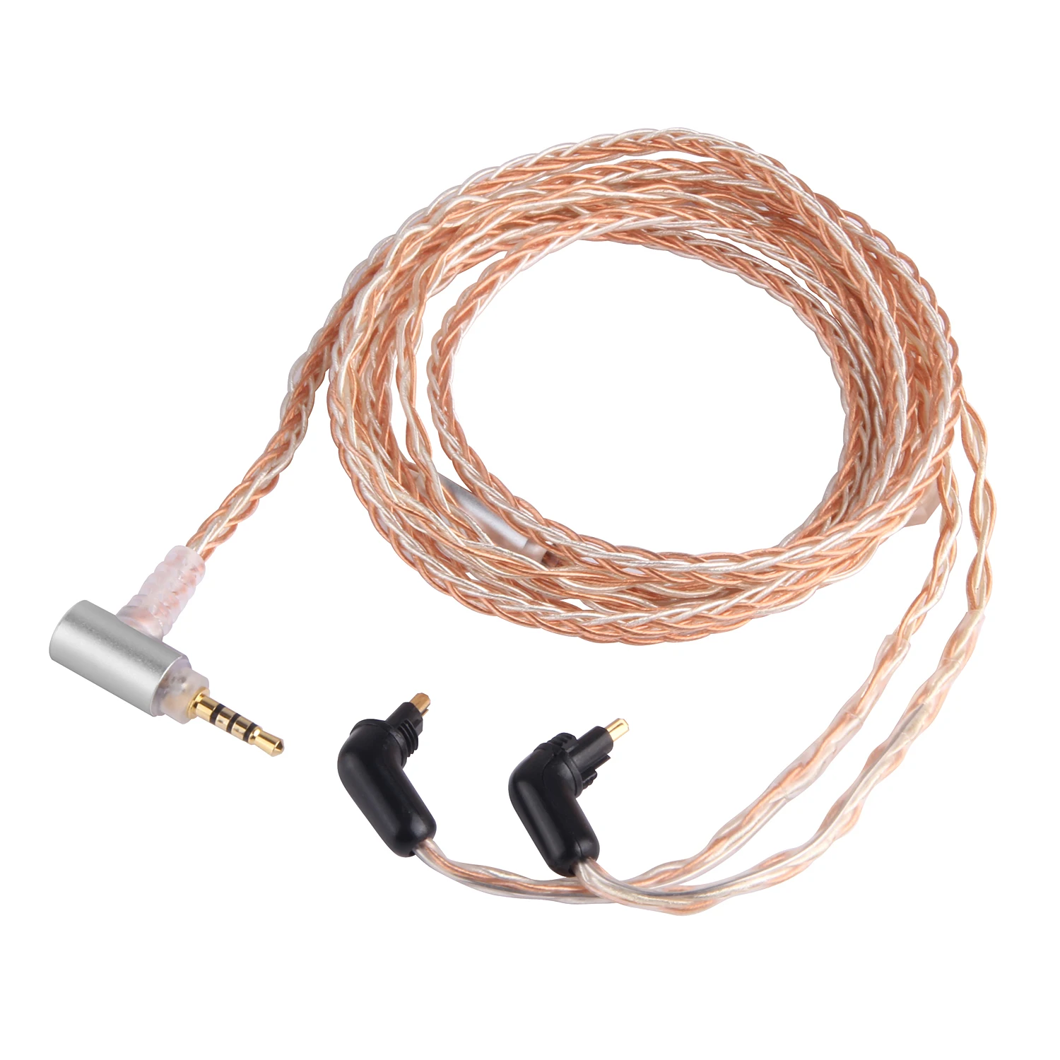 8 ядерный оплетка 3 5 мм/2 мм/4 4 мм OCC сбалансированный аудио кабель для SONY EX600 EX800 EX1000