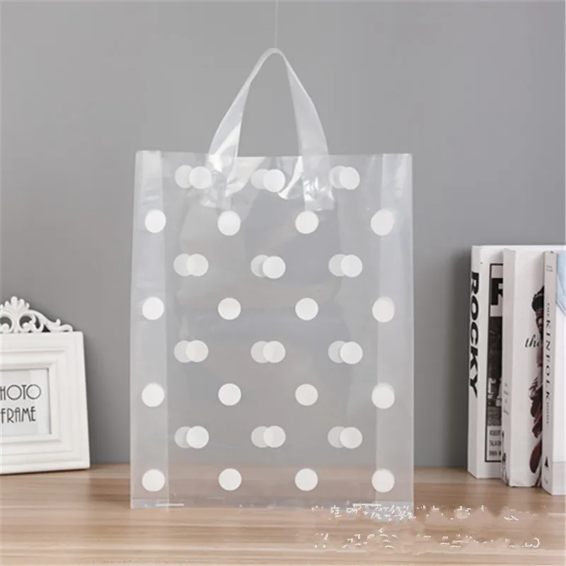 50 шт. 25x33 см пластиковые сумки для одежды подарочные пакеты покупок вечерние