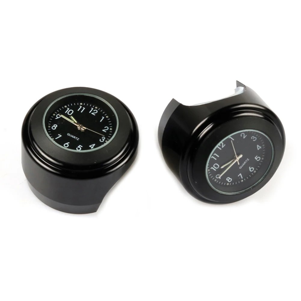 Classic Texture Motorcycle Clock Waterproof Durable Practical Multi-functional 22-25mm Dia Handlebar Watch Luminous Quartz | Автомобили и