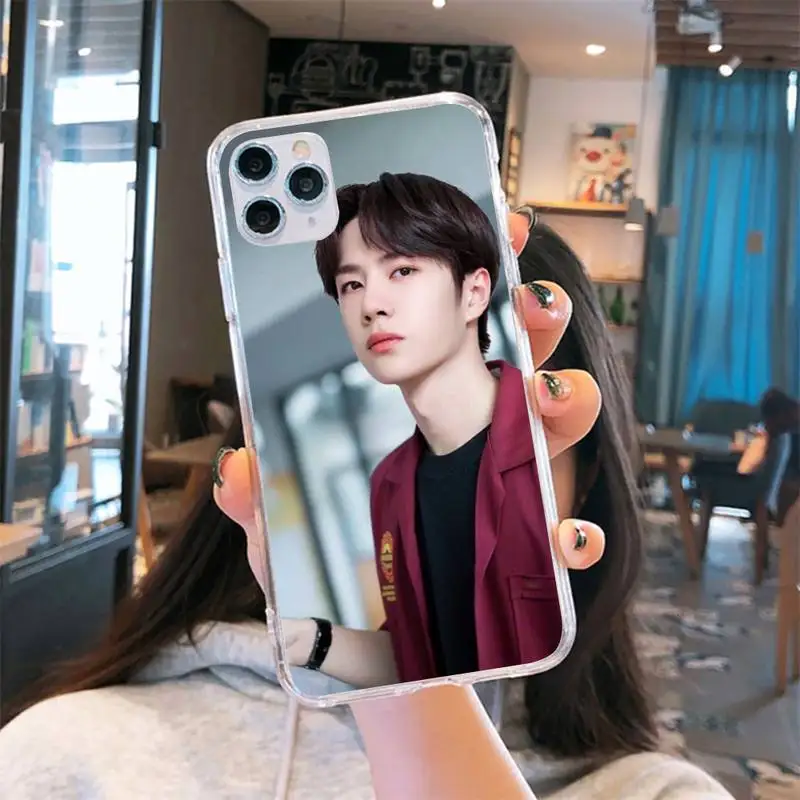 

wangyibo actor chen qing ling Phone Case Transparent for iPhone 6 7 8 11 12 s mini pro X XS XR MAX Plus
