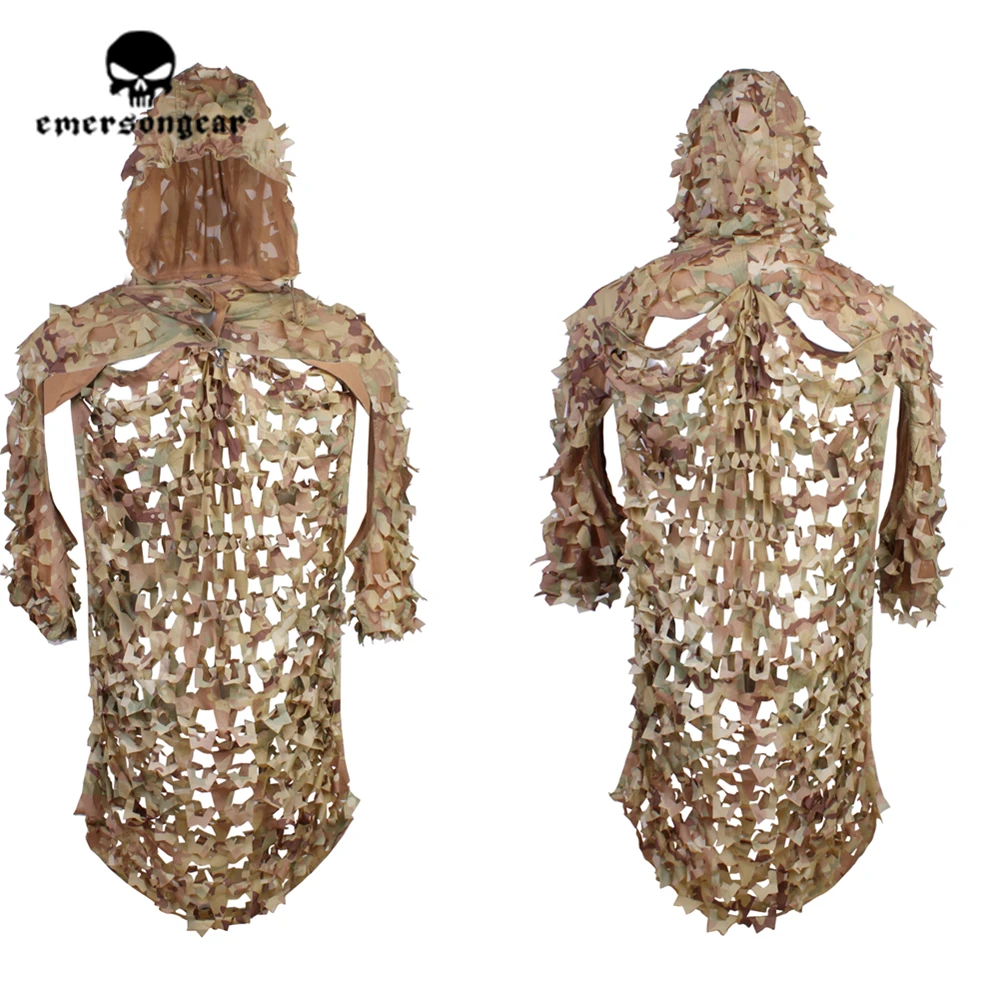 Emersongear Emerson тактический боевой охотничий штурмовой Ghillie костюм легкий скрытный Снайпер одежда камуфляж маскирование