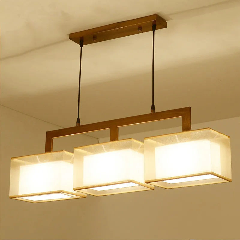 買取 3つのヘッドを備えた中国のレストランまたはバーの吊り下げ式ランプ,アールデコ調のデザイン,室内照明,装飾的なシーリングライト